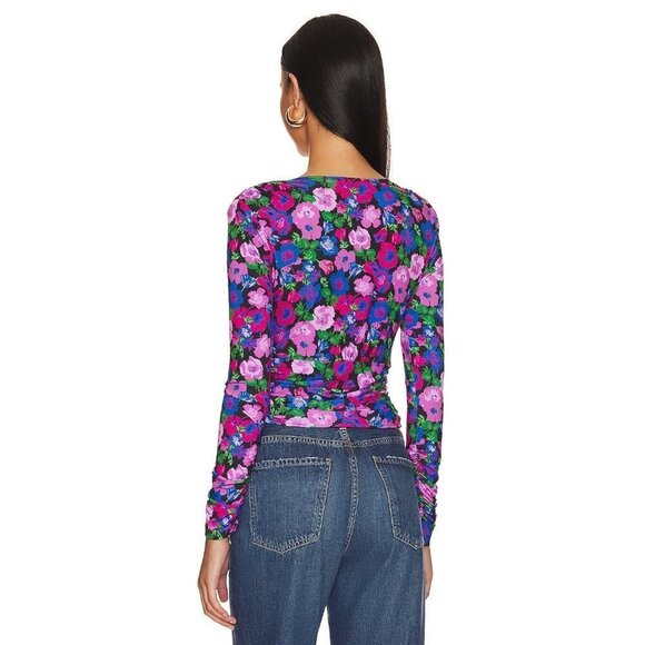 047 - Sanctuary NWT Black Floral Multicolor Size XL - Picture 2 of 6